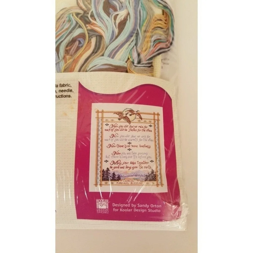 Janlynn Needlecraft Stitch Ready Set Apache Wedding Blessing Wedding Assortment